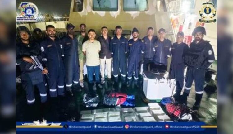 Cocaine seizure off Gujarat coast by ICG