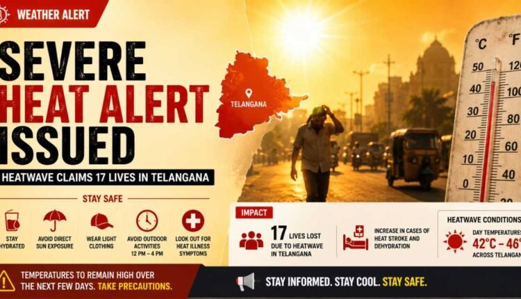 Severe heat alert issued across Telangana districts