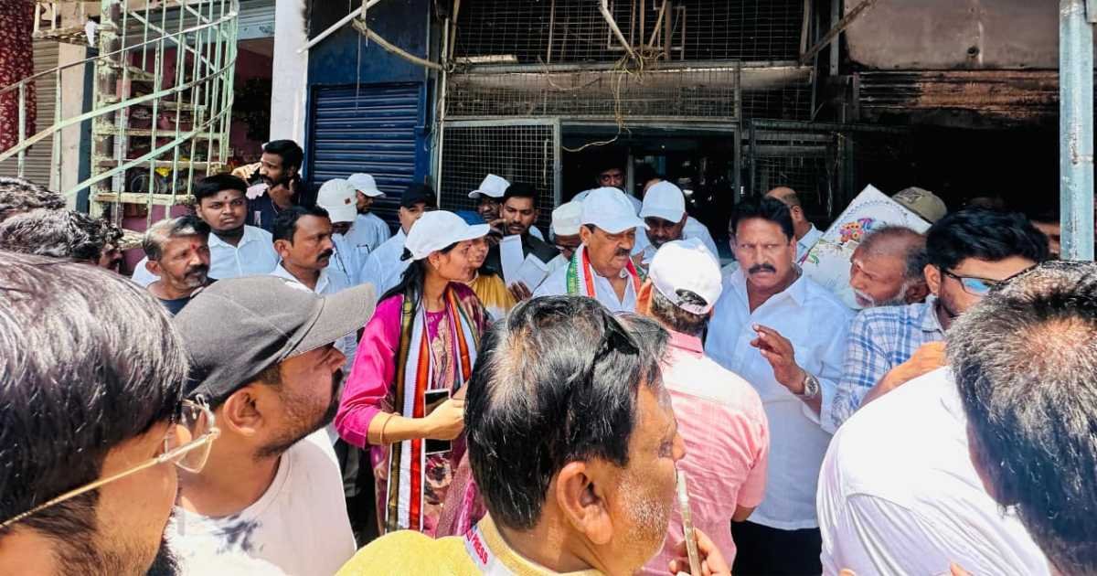 Kamareddy fire accident relief announced by Shabbir Ali