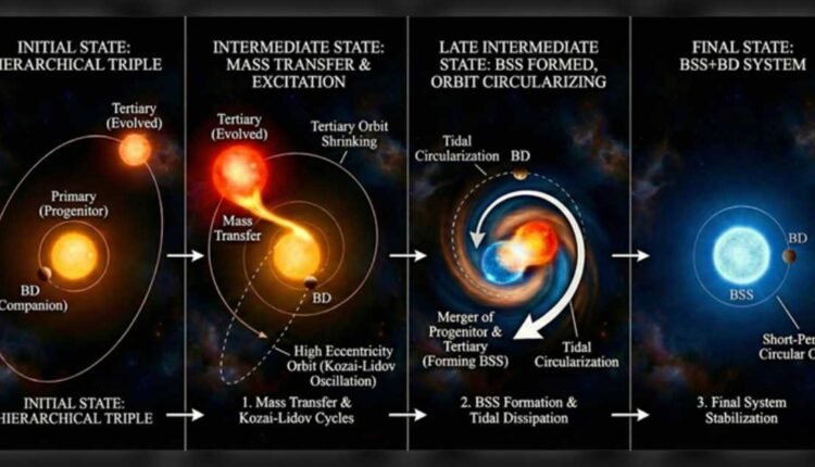Blue straggler system discovered by Indian researchers