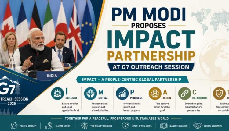 IMPACT partnership proposed by PM Modi at G7