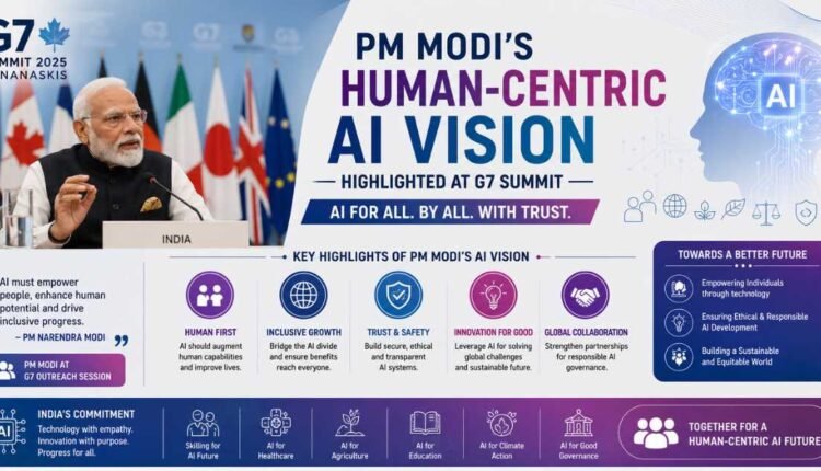Human-centric AI vision outlined by PM Modi at G7
