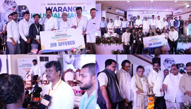 Kaushal Mahotsav creates over 1,000 jobs in Warangal