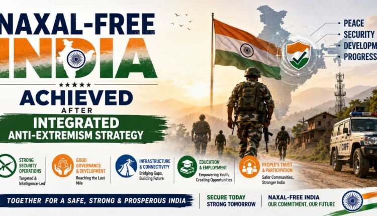 Naxal-Free India achieved after 12-year campaign