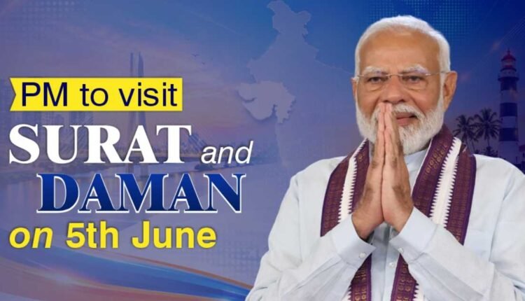 PM Modi projects worth ₹21,770 crore in Surat and Daman