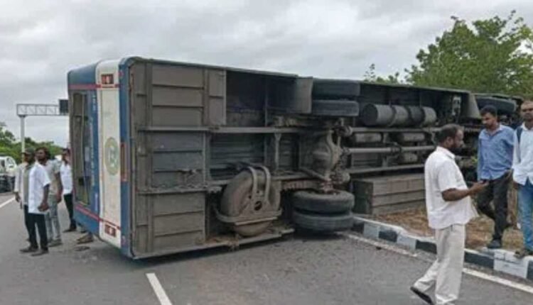RTC bus accident: Minister orders probe after NH-44 crash