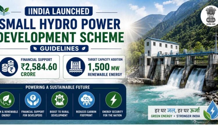 SHP Development Scheme launched for renewable energy