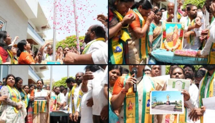 Telangana Formation Day marked by Kavitha