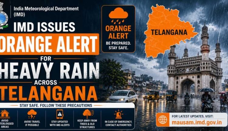 Orange alert issued for Telangana districts