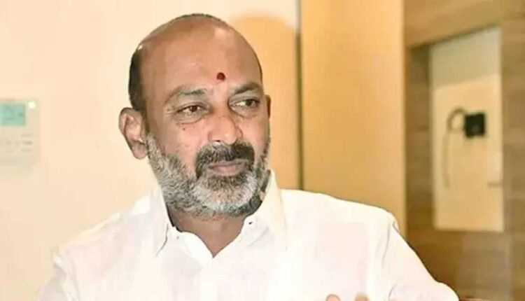 Bandi Sanjay challenge to Congress and BRS