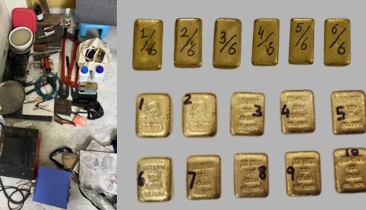DRI gold smuggling: 9 kg gold seized, eight held