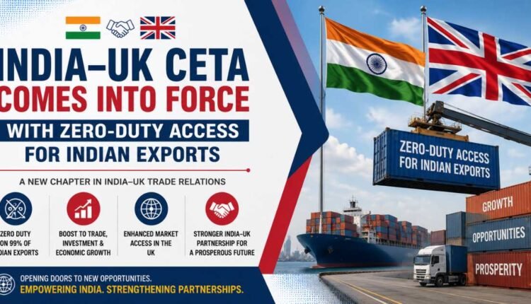 India–UK CETA comes into force
