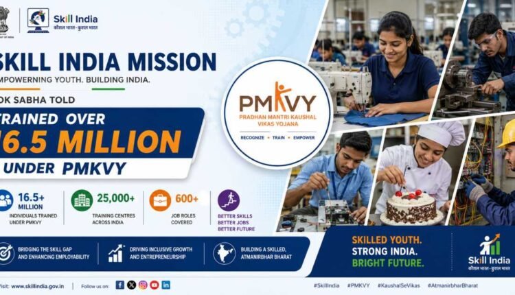 Skill India Mission trained 16.5 million: Government