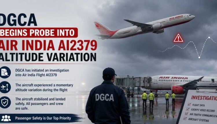 DGCA probes Air India AI2379 altitude variation