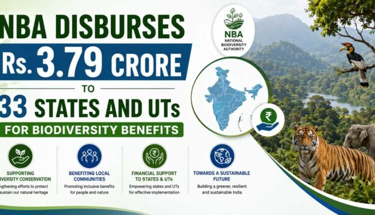 NBA disbursement reaches Rs. 3.79 crore for biodiversity