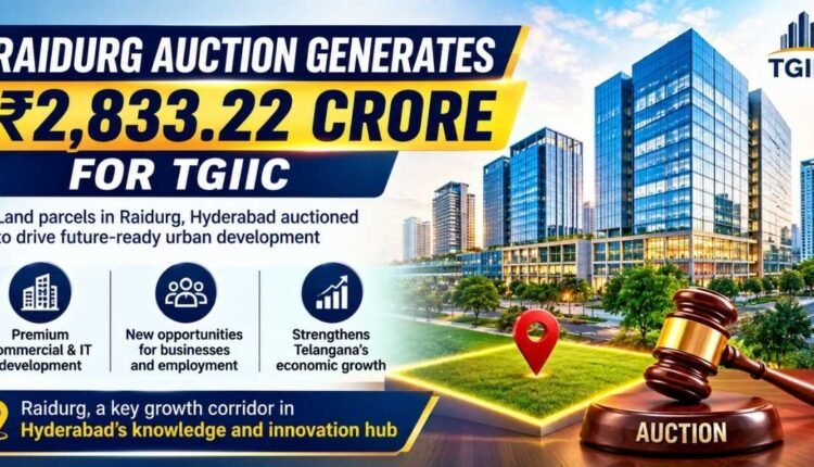 Raidurg auction earns ₹2,833.22 crore