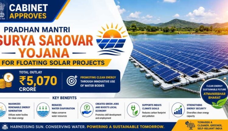 Pradhan Mantri Surya Sarovar Yojana gets Cabinet nod