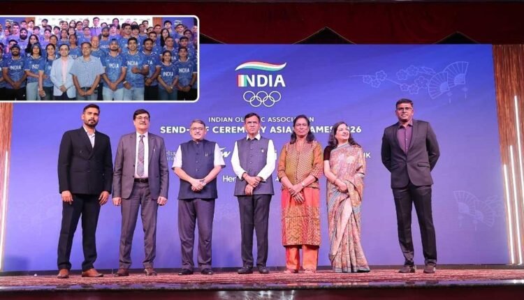 Asian Games 2026 contingent gets grand send-off