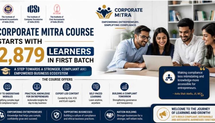 Corporate Mitra course begins with 2,879 learners