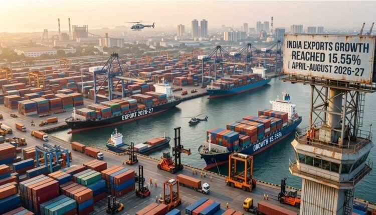 India export surge rises 15.55% in five months
