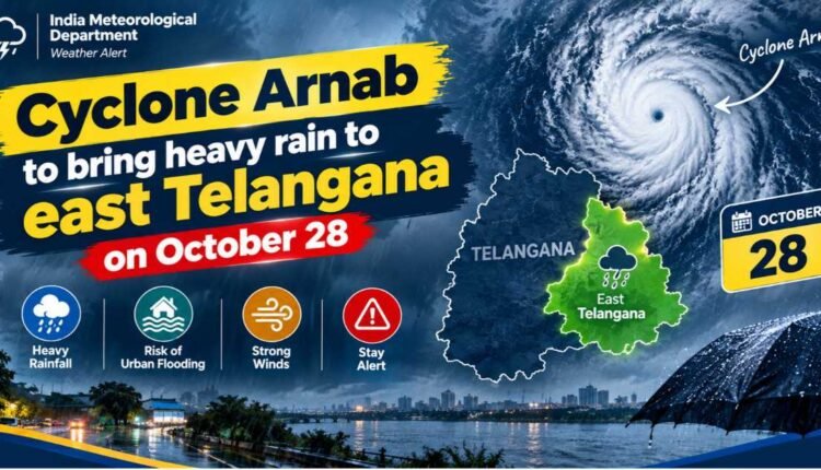 Cyclone Arnab to bring heavy rain to Telangana