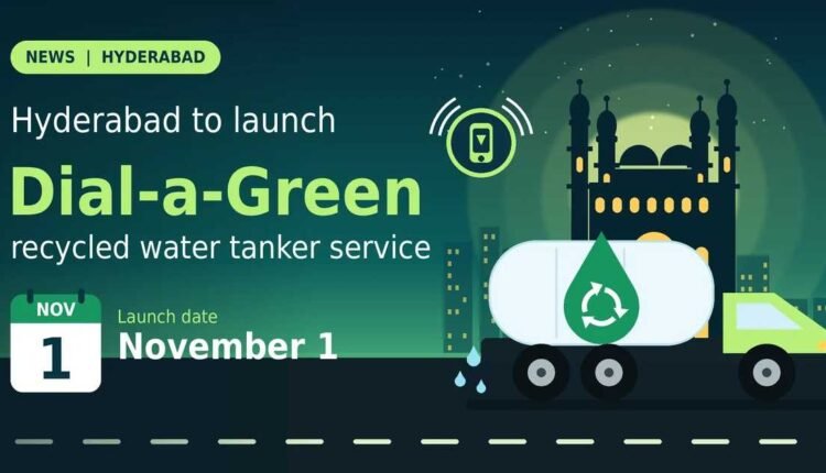 Recycled water tanker service begins in Hyderabad