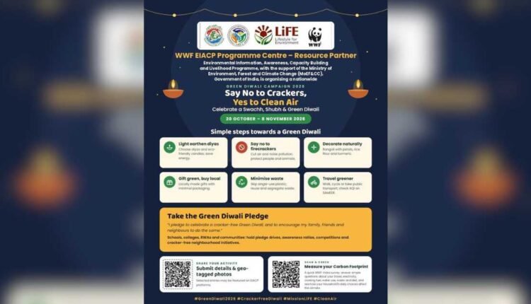 Green Diwali Campaign: WWF-India urges cracker-free festival