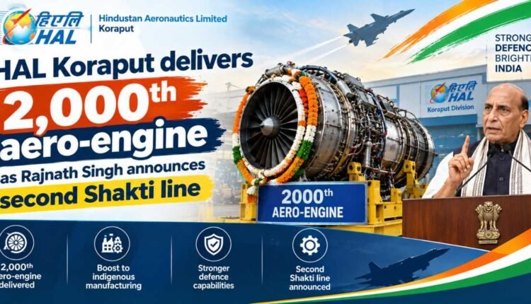 HAL Koraput delivers 2,000th aero-engine, Shakti line set