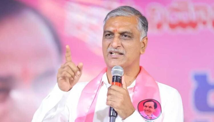 Tummidihatti gravity link: Harish Rao seeks DPR