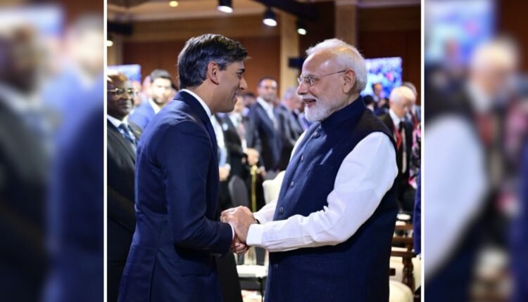 Rishi Sunak Narendra Modi meet in New Delhi